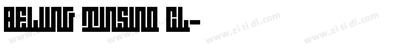 BEIJING TINSINO CL字体转换
